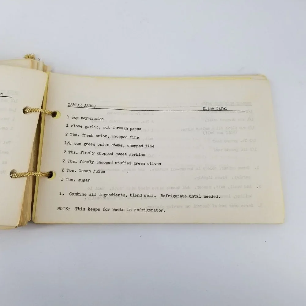Vint Cooking Around The Square Second Time Around Recipe Cookbook Group Handmade